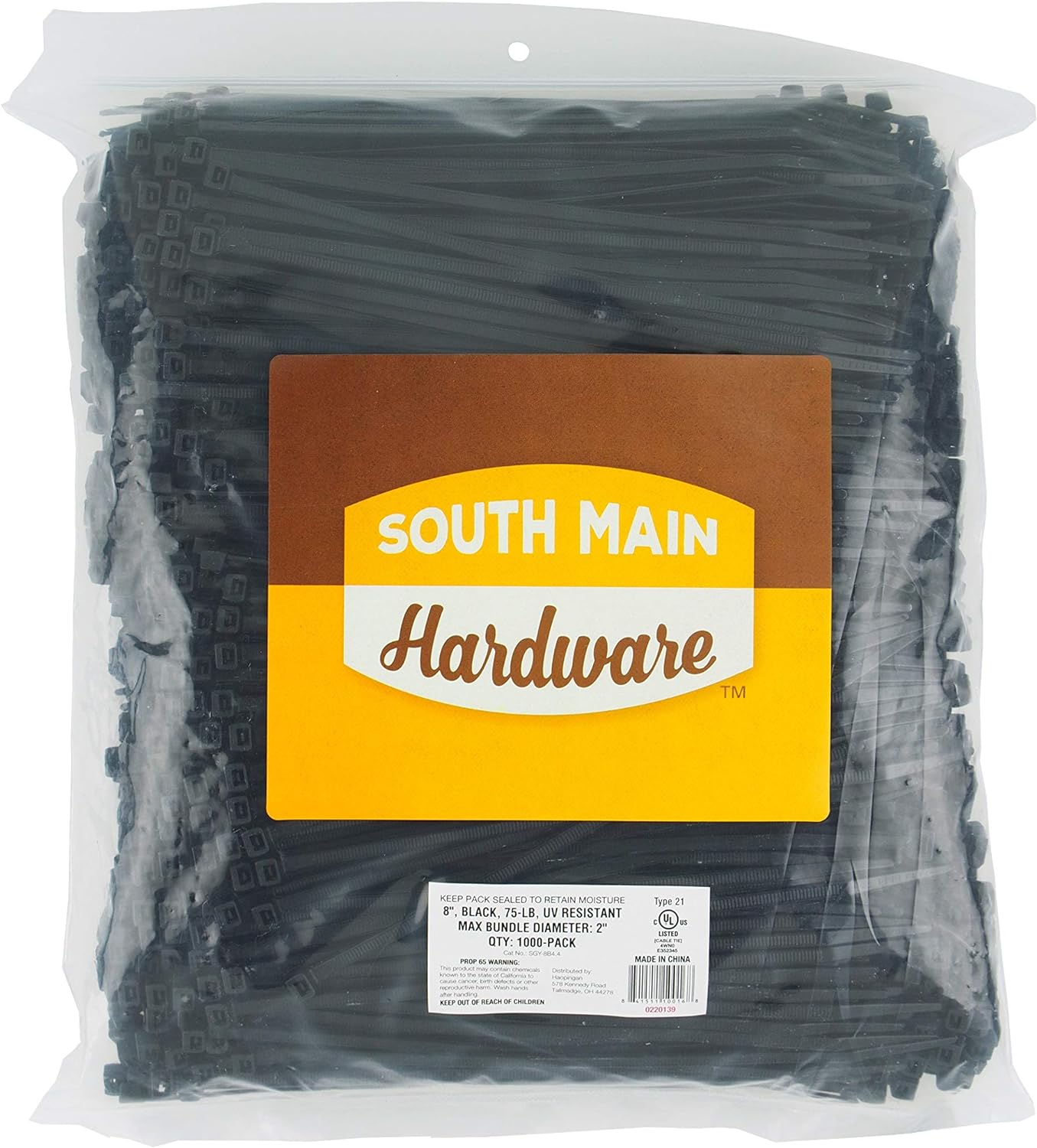 South Main Hardware: Secure Anything with 8-inch Nylon Ties