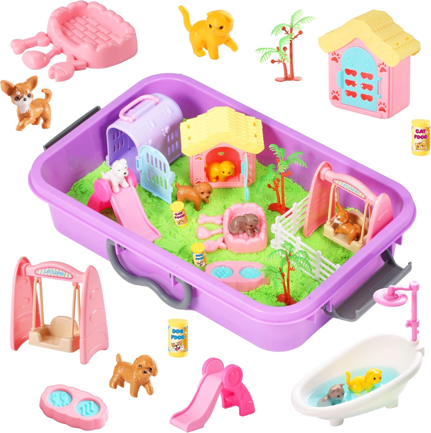 Interactive Pet Sensory Bin for Kids by Carolart