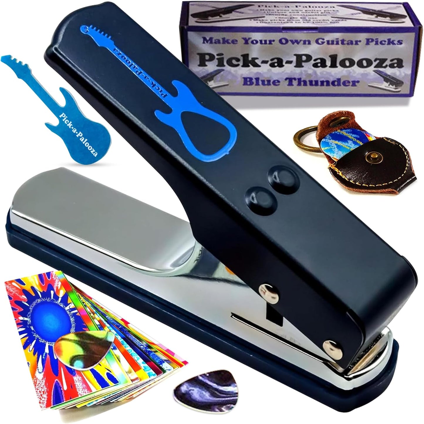 Custom Guitar Picks Kit - Make Your Own Picks! - Blue Punch