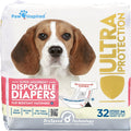 Paw Inspired 32ct Disposable Dog Diapers (Medium) - Secure