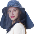 Palmyth Head Net Hat Sun Hat Safari Hat - UPF 50+ Bug Protection