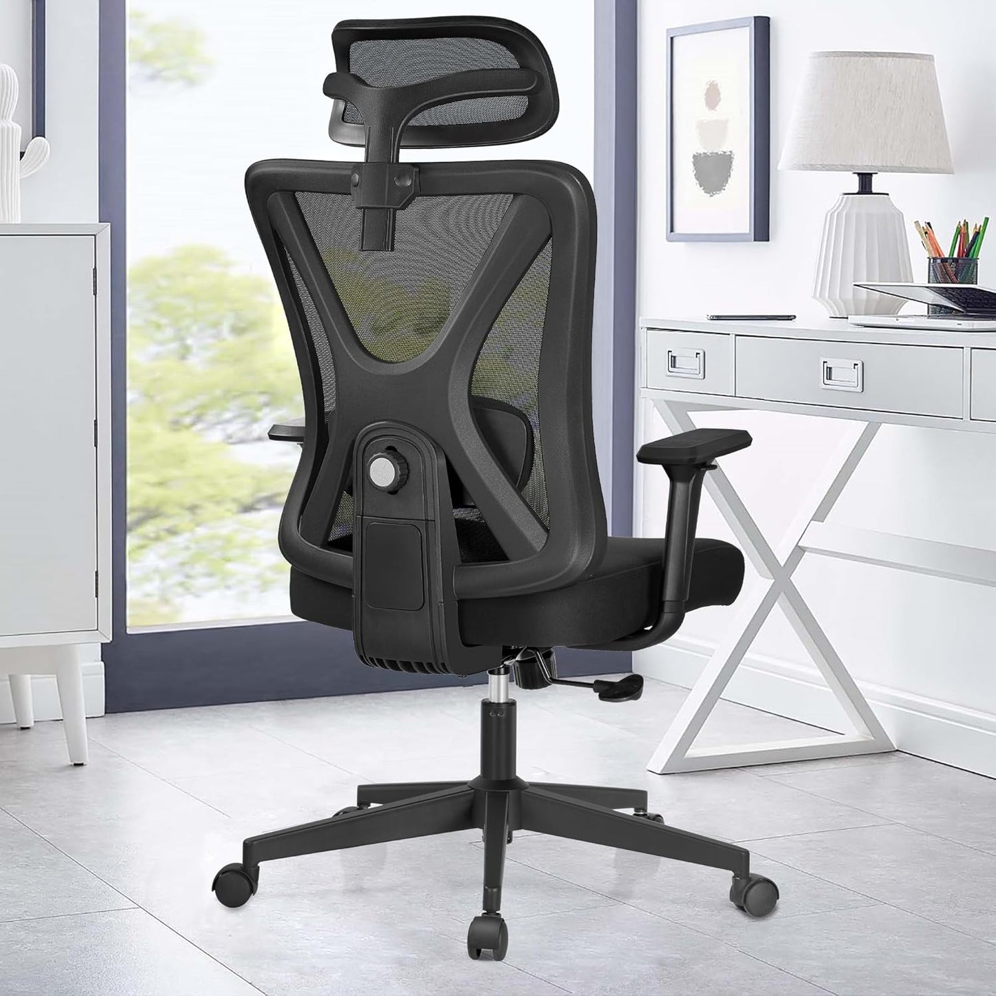 KERDOM High Back Ergo Chair Lumbar Support