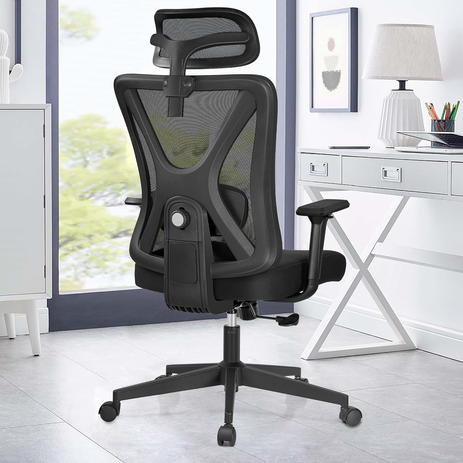KERDOM High Back Ergo Chair Lumbar Support