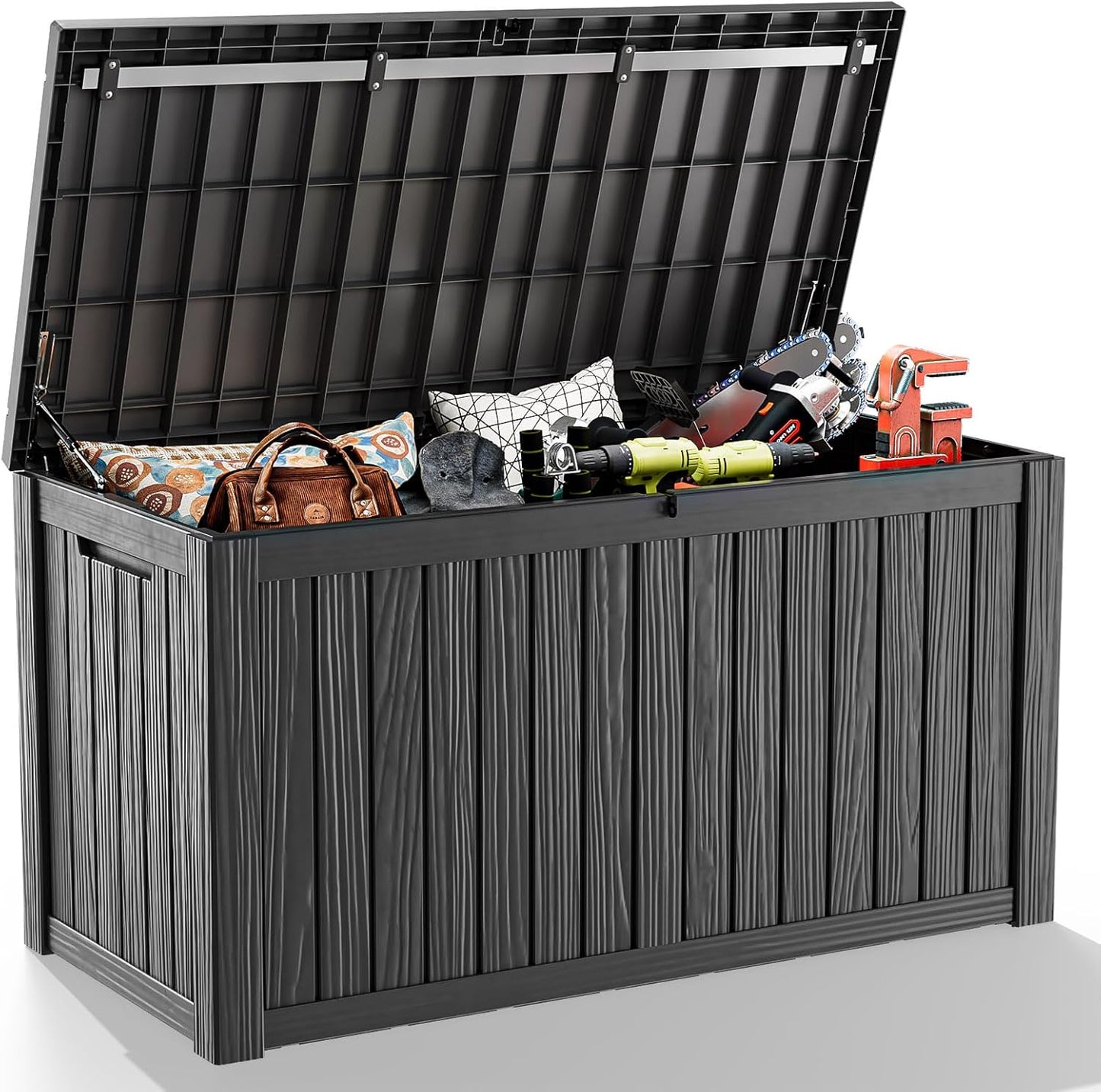 150 Gallon Large Deck Box for Stylish Outdoor Storage Solutions