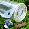 Clear Tarp 8x16ft Heavy Duty Water Resistant PVC Tarpaulin