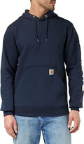 Loose Fit Midweight Logo Sleeve Graphic Sweatshirt for Men - Durable