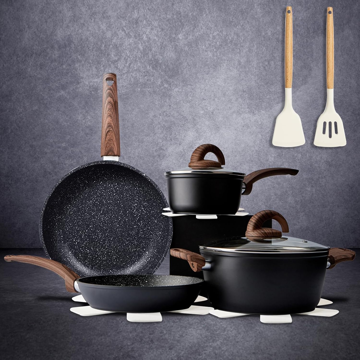 Non Stick Pots and Pans Set for Healthy Cooking Experience