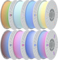 PINBALL Matte Rainbow PLA 1.75mm Multi-Color Changing Filament - 8 KG