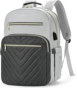 BOSTANTEN 15.6 Inch Laptop Backpack for Women - Stylish Travel Bag