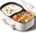 Stariver 7L Electric Hot Pot with Divider for Family Dinners