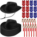 Xtinmee 36 Pcs Cowboy Party Costume Set for Kids Fun