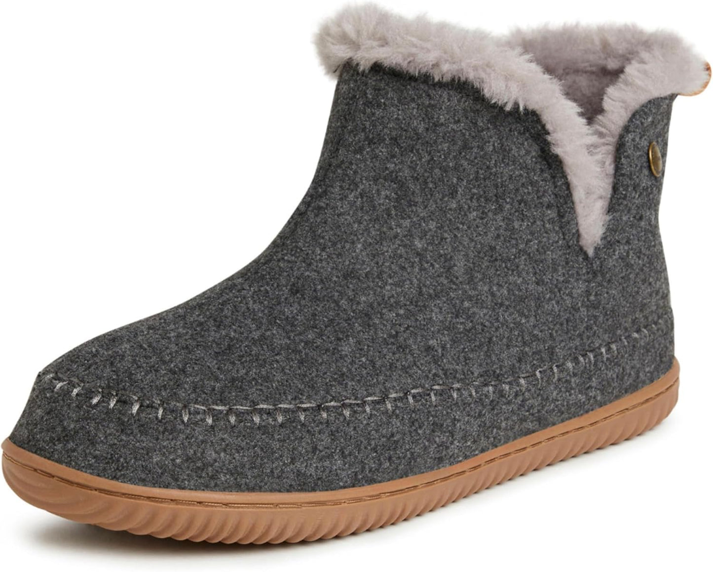 Dearfoams Men's Memory Foam Indoor Slippers for Cozy Comfort