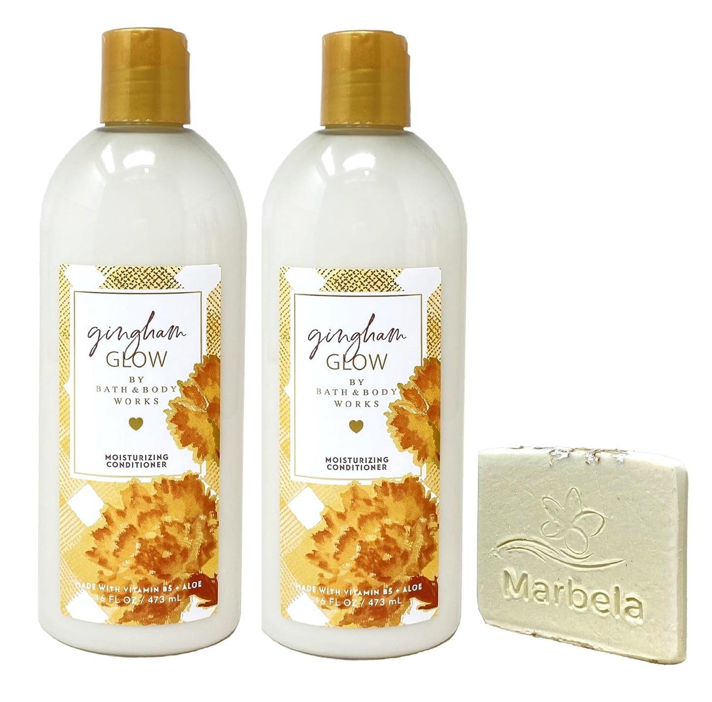 Gingham Glow 2 Pack: Hydrating Conditioner Duo + Oats Soap