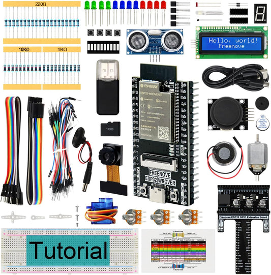 Freenove Super Starter Kit for ESP32 CAM with 78 Projects