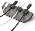 Magnetic Cord Holder - Minimal Cable Management with 3 Clamps
