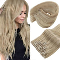 Sunny Hair Clip in Extensions 16in Golden Blonde Highlights - Natural