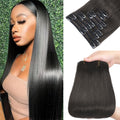 Clip in Hair Extensions for Instant Volume and Length 24 Inch