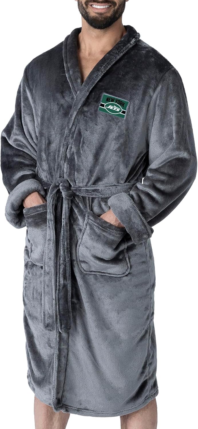 NFL Men's Silk Touch Robe L/XL for Ultimate Comfort and Style