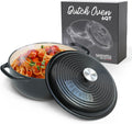Enameled Cast Iron Dutch Oven 6 Quart for Perfect Cooking