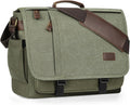 ESTARER Men's Messenger Bag 17.3 Inch for College and Travel