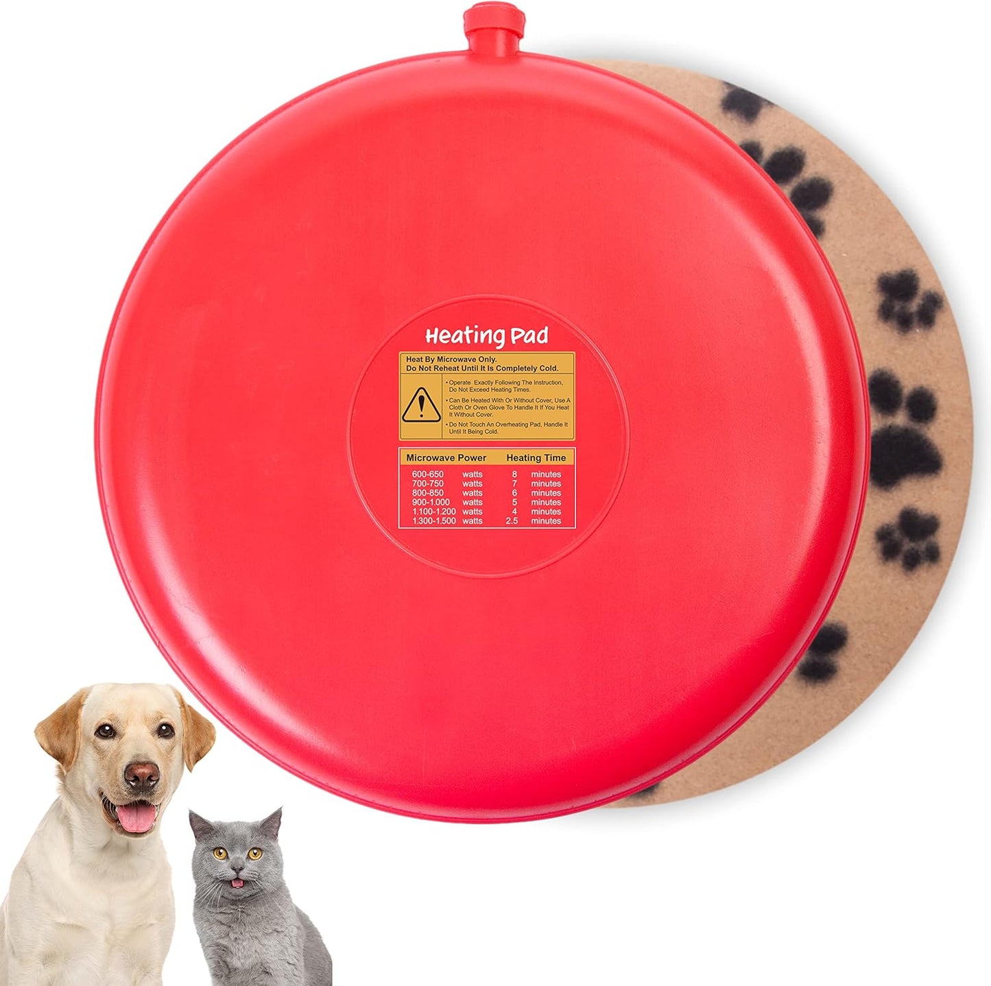 Snuggle Warmer for Pets - Gel Heat Disk, Waterproof, Reusable