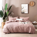 Washed Cotton Duvet Cover for Weighted Blanket 60x80 in - Dust Pink