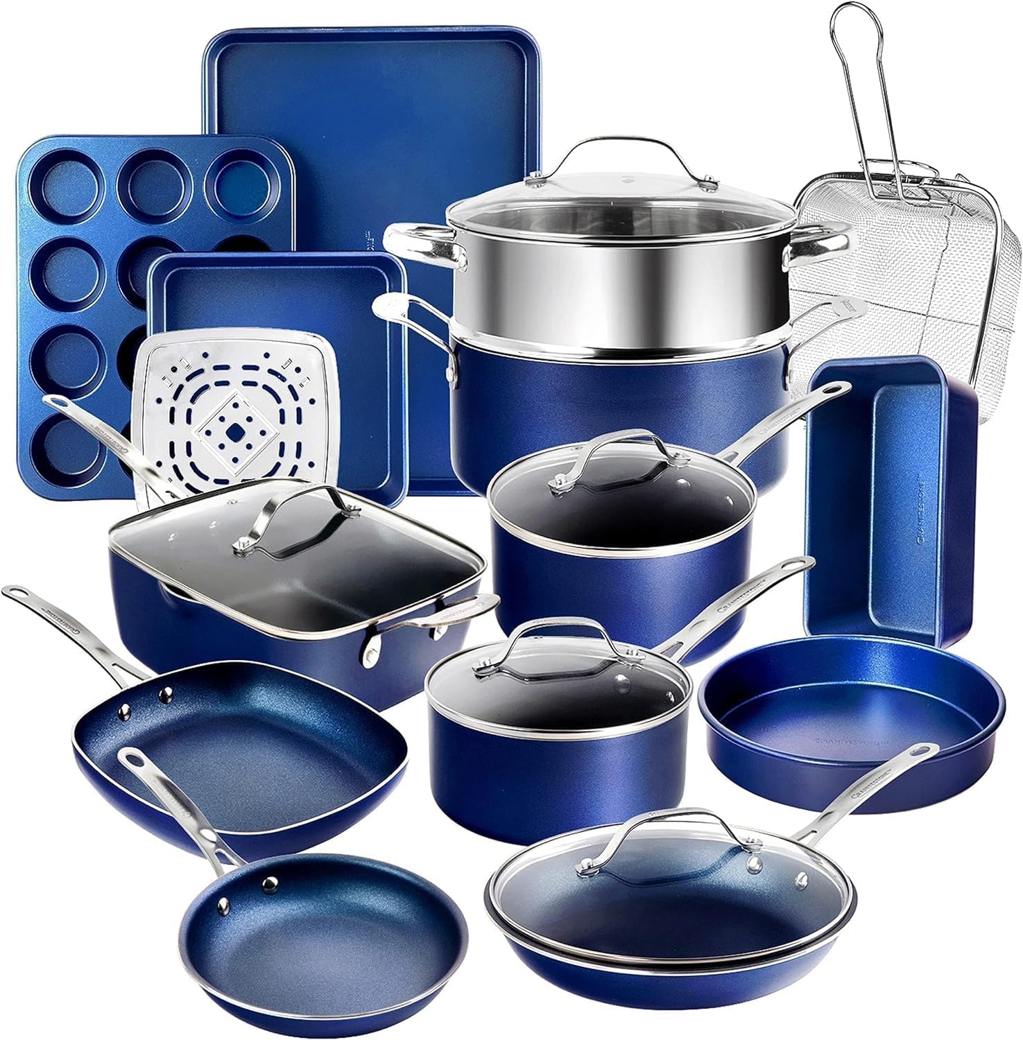 Granitestone Ceraluxe 20Pcs Ceramic Cookware Set Nonstick Review