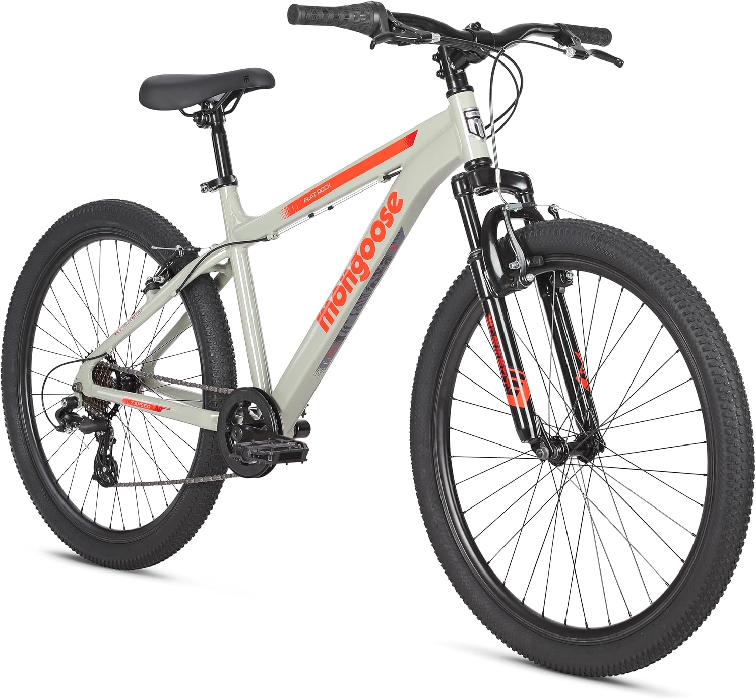 Mongoose Flatrock Hardtail Mountain Bike for Adventurous Riders