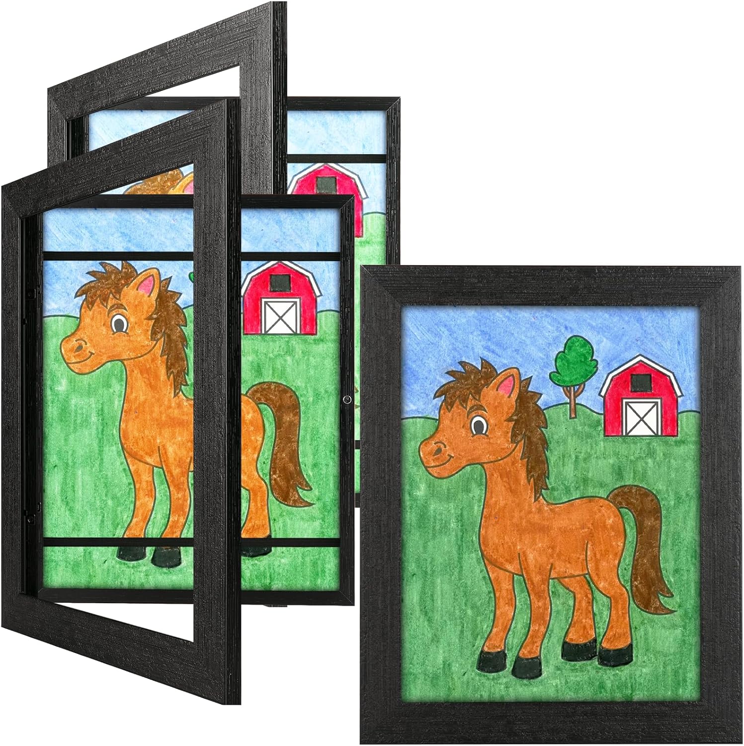 8.5x11 Kids Art Frames Set for Displaying Child Artwork