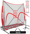 Baseball Net 7x7ft Pitching and Hitting Net - Large Ball Collection