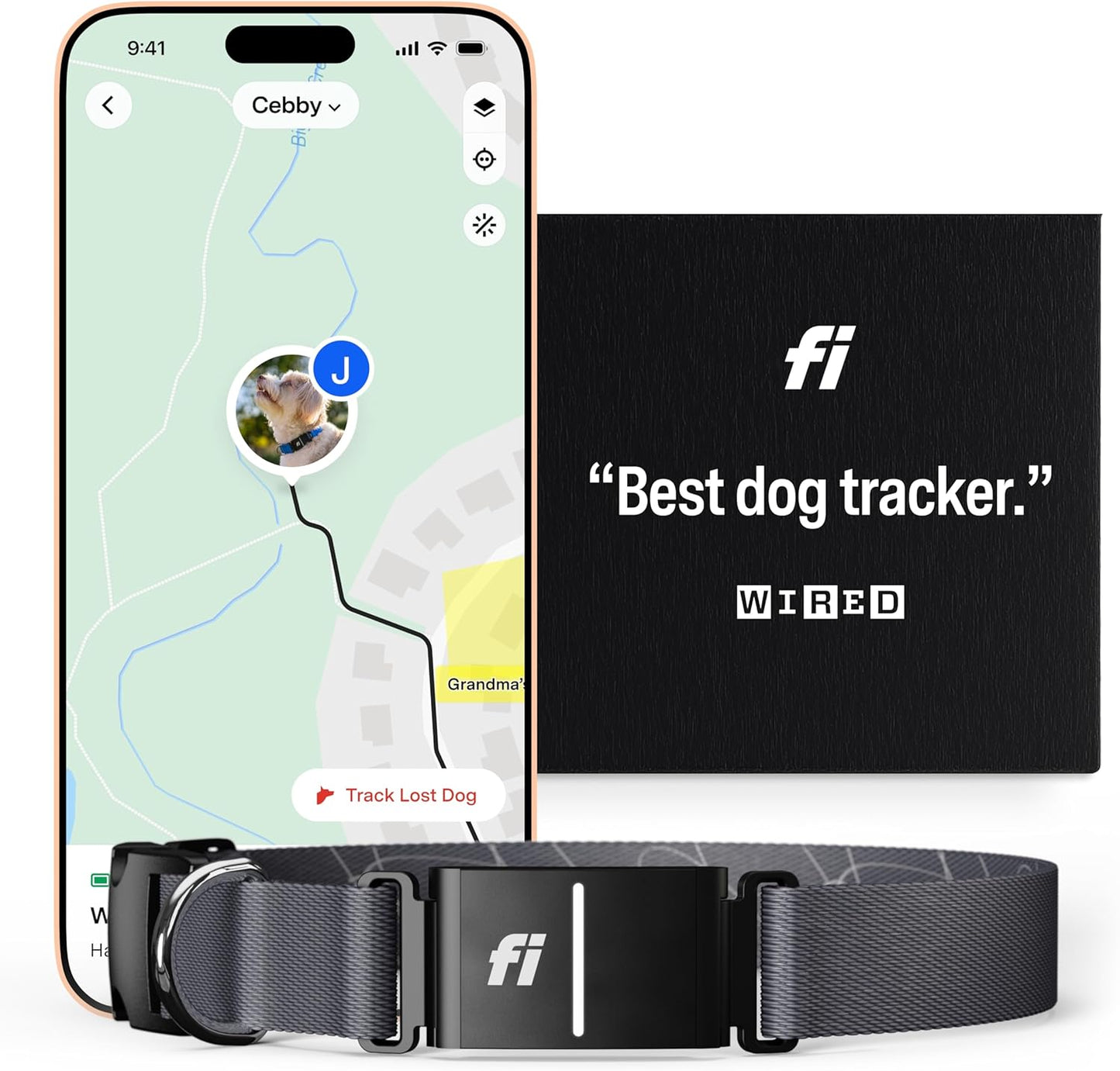Fi Series 3 Smart Dog Collar - GPS Tracker & Activity Monitor