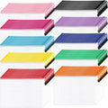 100Pack Mesh Zipper Pouch Bags A4 Letter Size - Colorful Document