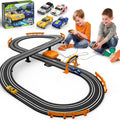 Slot Car Race Track Sets for Boys and Girls - Dual Racing Lap Counter