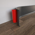 Flexible Baseboard Molding Trim 4in x 40ft Self-Adhesive Vinyl - Easy