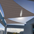 11ftx14ftx14ft Brown Triangle Sun Shade Sail - High UV Block