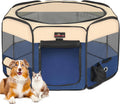 Dog Playpen Foldable Waterproof Pet Play Pen XL - Portable Pet Tent