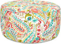 Outdoor/Indoor Inflatable Ottoman 31x31x14 in - Portable Patio Pouf