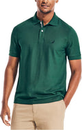 Nautica Performance Pique Polo Shirt - Moisture Wicking Comfort Men's