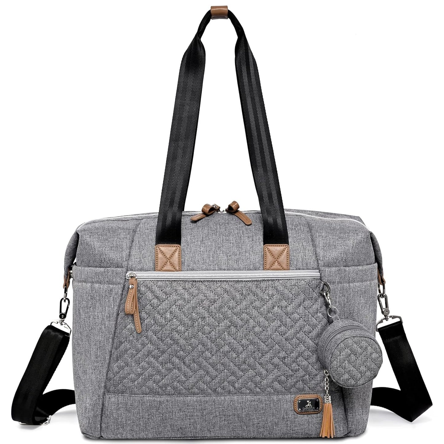 Dikaslon Diaper Bag Tote: Large Travel Tote for Moms and Dads