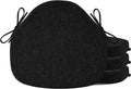 Windsor Seat Chair Cushions Set of 4 - Thick 2in Dining Pads