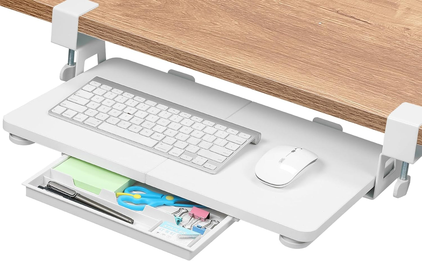 Ergonomic Slide-Out Keyboard Tray - Under Desk Ease