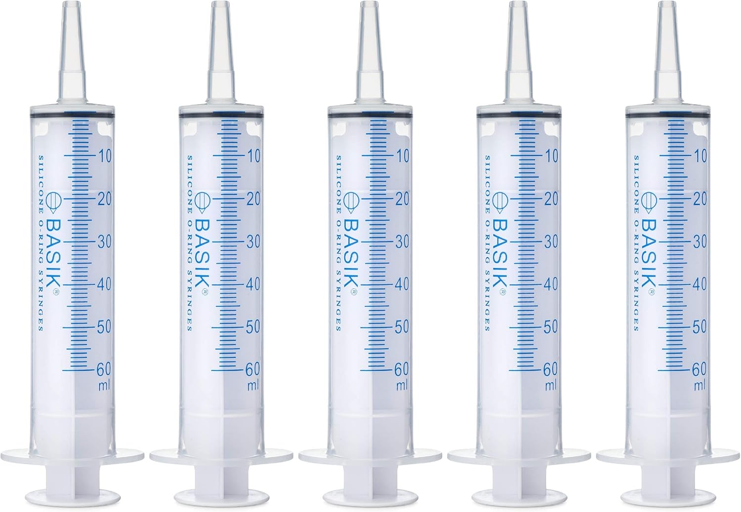 BASIK 60ml Enteral Feeding Syringe for Smooth Tube Feeding