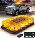 LUMENIX Amber 72 LED Roof Top Strobe Beacon Lights - High Visibility