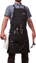 Professional Grade Chef Apron in 10 oz Cotton Twill - Durable Fit