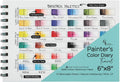Travel Painters Color Diary 20 Pack - Compact 6x8 Swatch Notebook