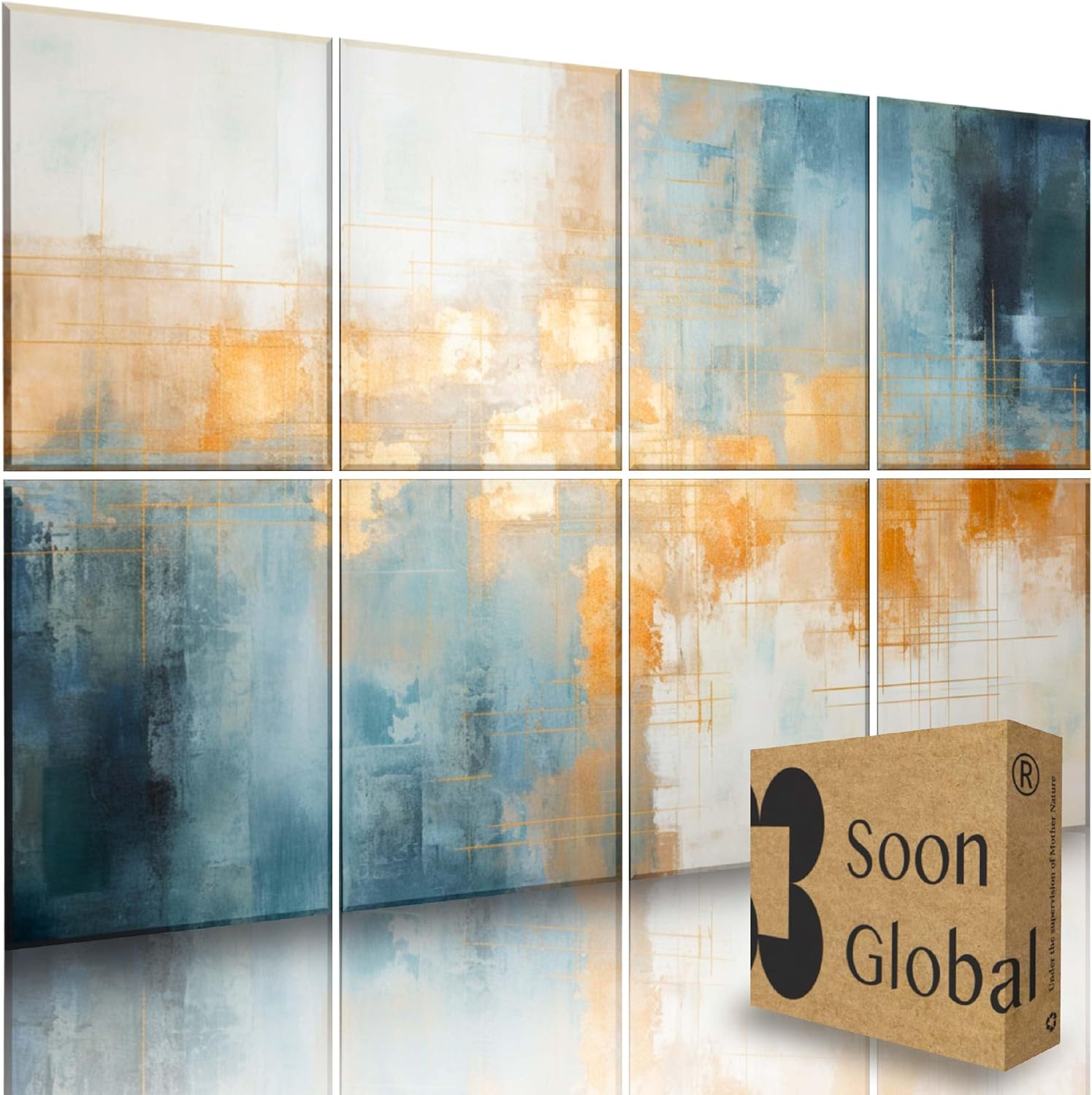 8-Pack Acoustical Wall Panels for Superior Sound Absorption