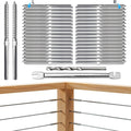 Swage Lag Screws for Cable Railing 80 Pack - T316 Stainless Kit