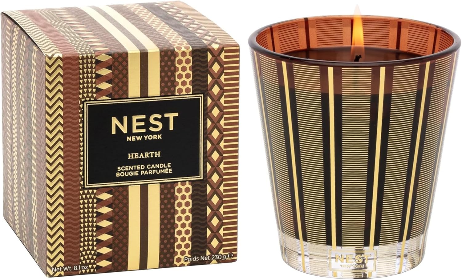 NEST New York Scented Classic Candle Hearth for Cozy Ambiance