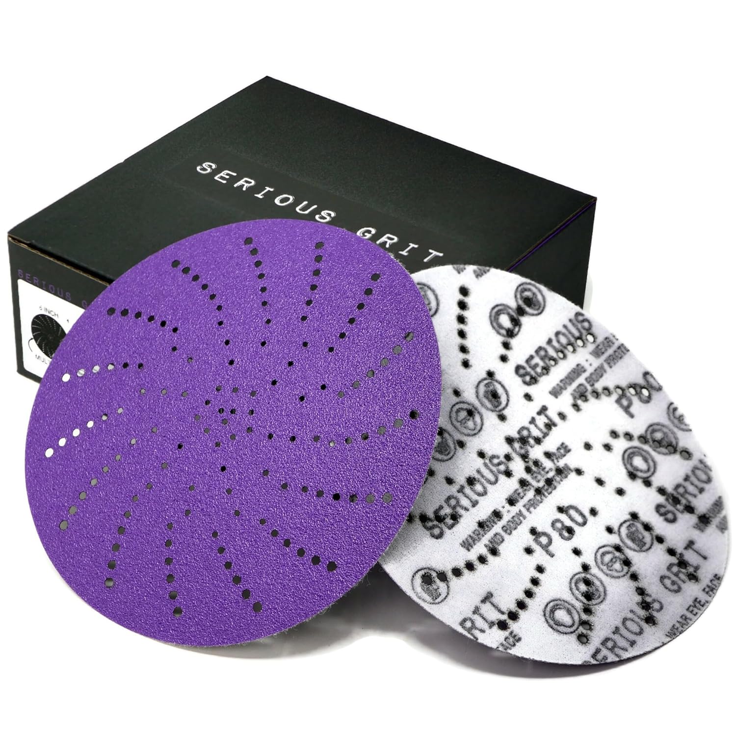 Serious Grit 6-Inch Sanding Discs for Fast Cutting & Long Life