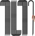 Kingsyard Heavy Duty 16 J Hook Stakes - Secure Any Structure!